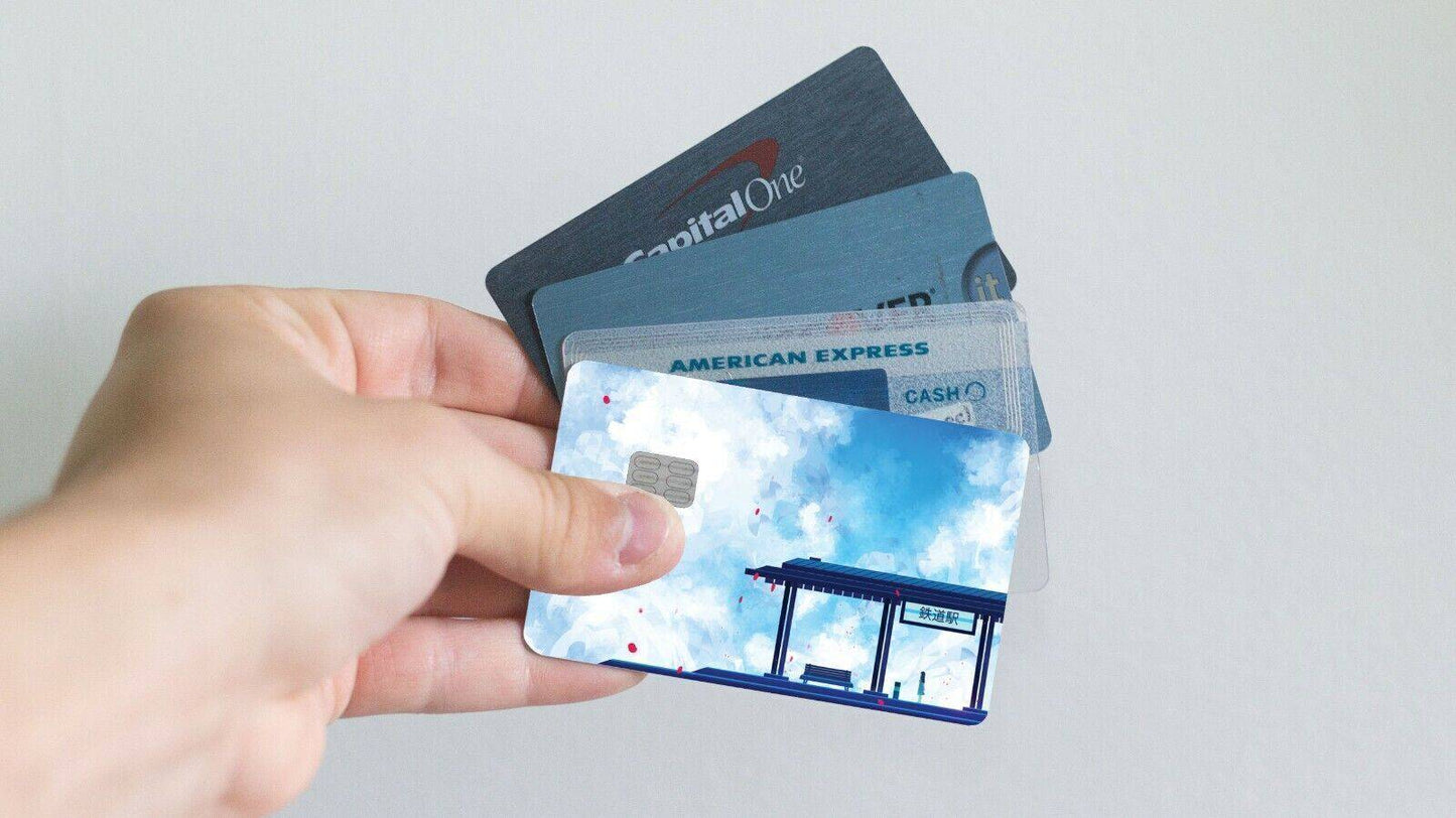 Waiting Anime Credit Card Skin