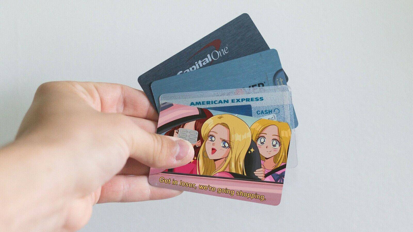 We are Going Shopping Anime Credit Card Skin