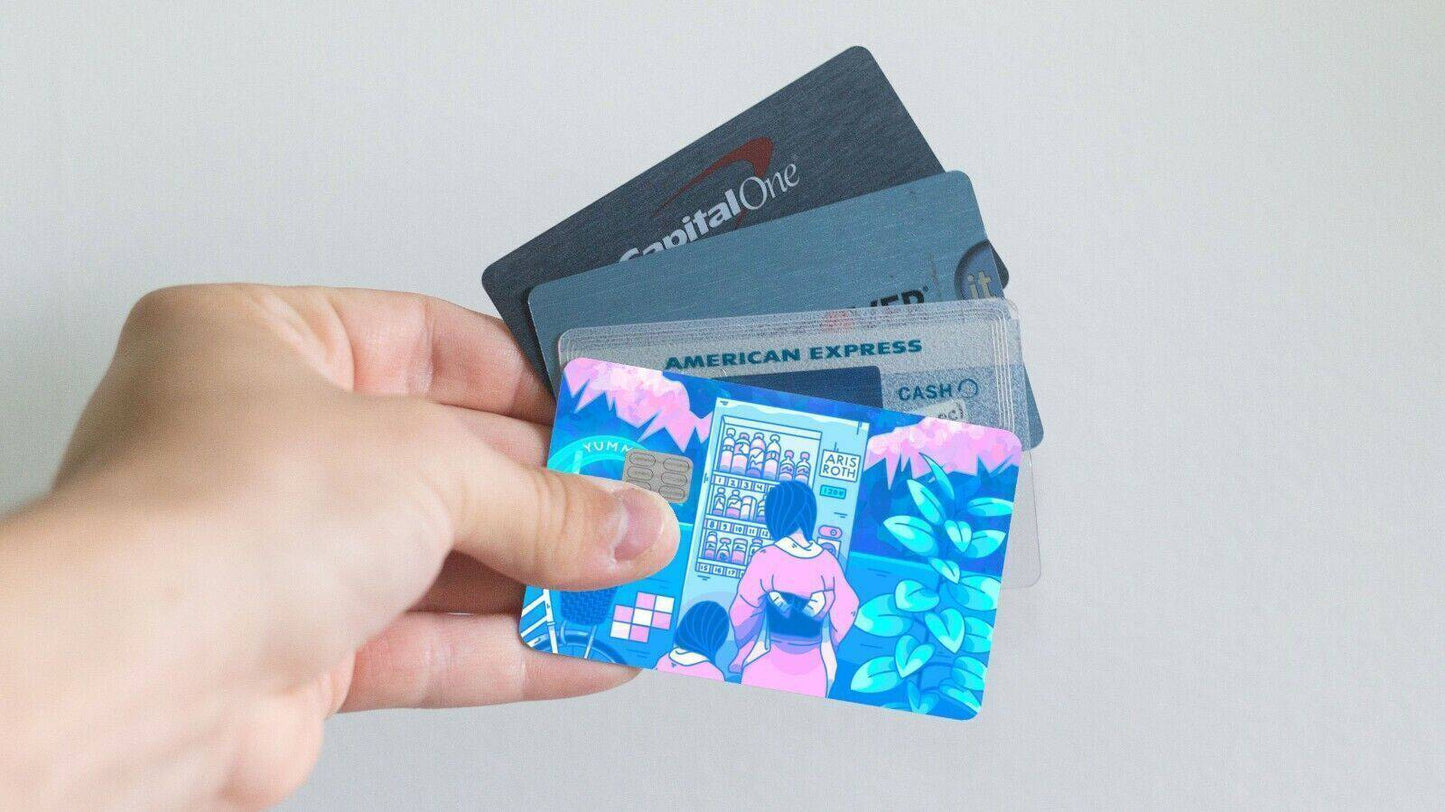 Vending Love Anime Credit Card Skin