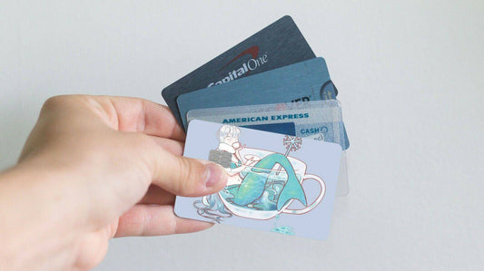 Winter Mermay Anime Credit Card Skin