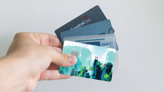 Peak Falls Anime Credit Card Skin