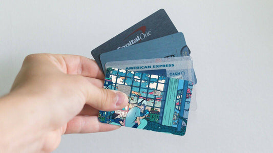 Rainy Morning Anime Credit Card Skin