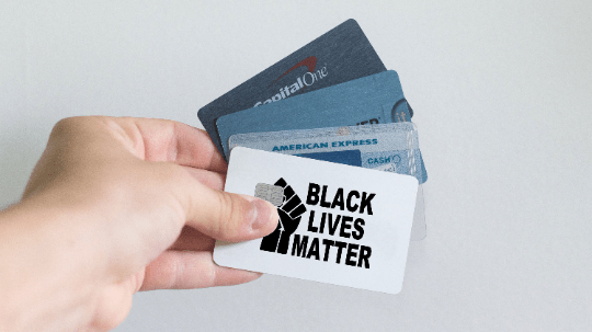 Black Lives Matter Faith Credit Card Skin