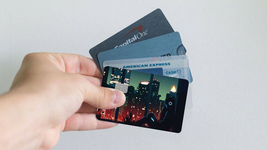 A Quiet Night Anime Credit Card Skin