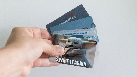 Baby Yoda Credit Card Skin