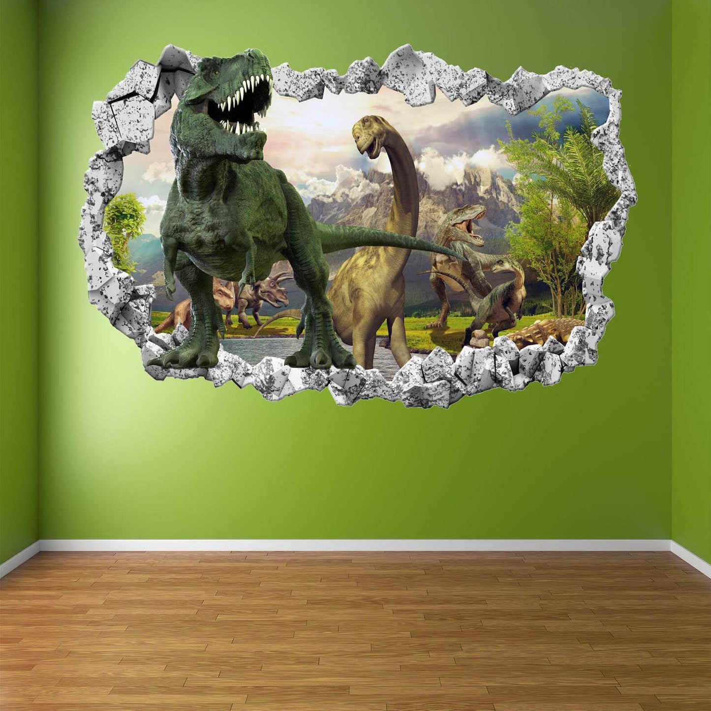 Dinosaurs Wall Decal Sticker Mural Print Art Kids Bedroom Nursery Decor