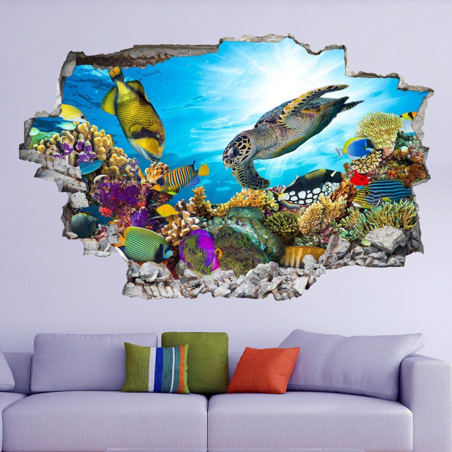 Transform Your Child's Bedroom into an Underwater Oasis with Coral Reef and Sea