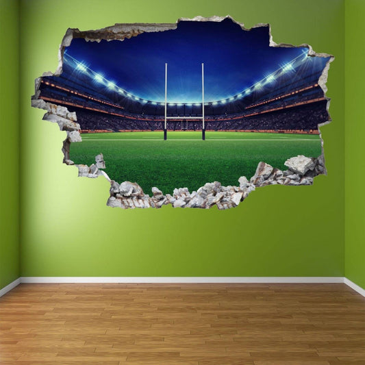 Rugby Stadium Sport Wall Sticker Mural Decal Print Art