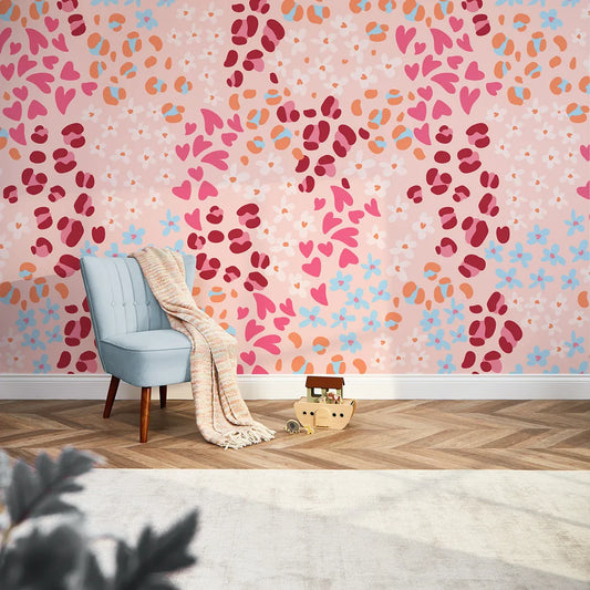 Multicoloured Dainty Doodles Wall Mural