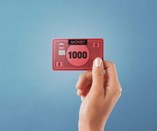 1000 Note Design | Credit Card Sticker | Small Chip | Credit Card Skin
