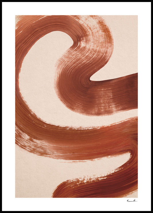Abstract Brush No2 Poster