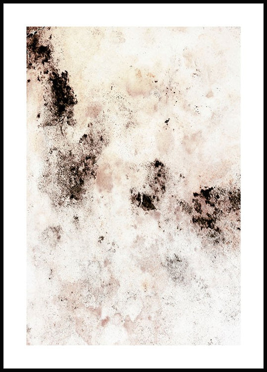 Watercolor stained art poster for nursery and home wall decor.