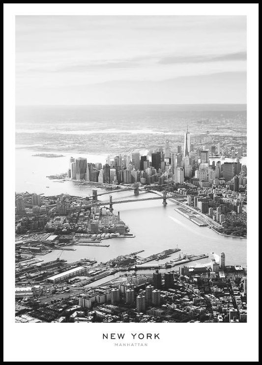 Watercolor new york poster for nursery and home wall decor.