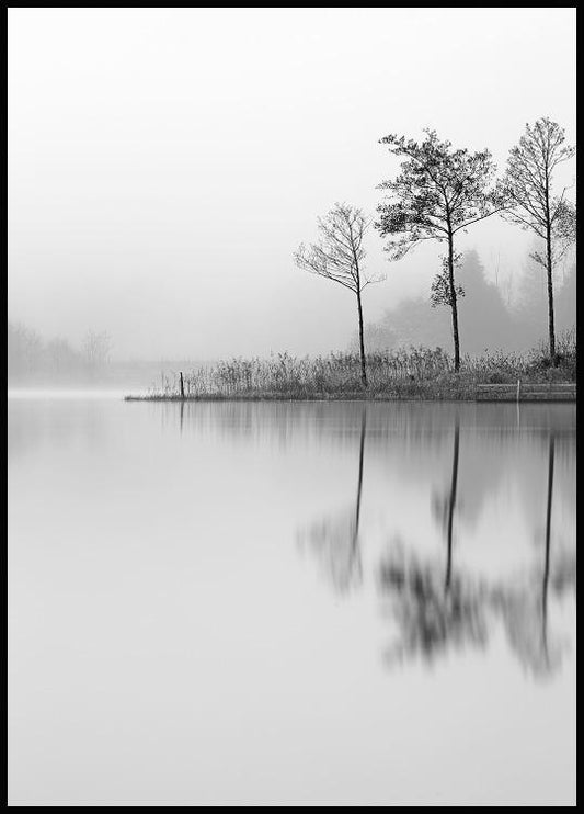 Watercolor stillness poster for nursery and home wall decor.