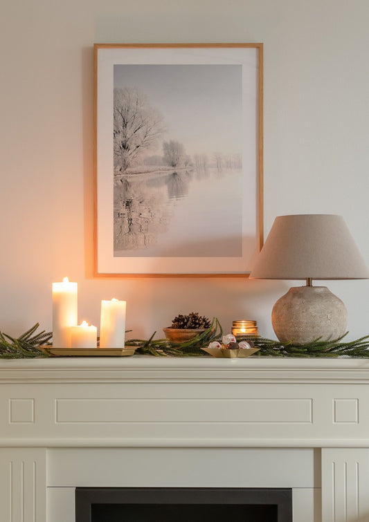 Watercolor crispy wonderland poster for nursery and home wall decor.