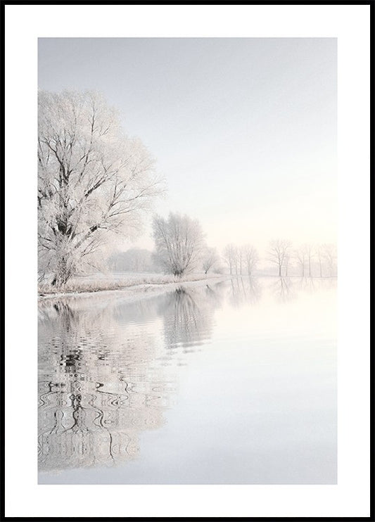 Watercolor crispy wonderland poster for nursery and home wall decor.