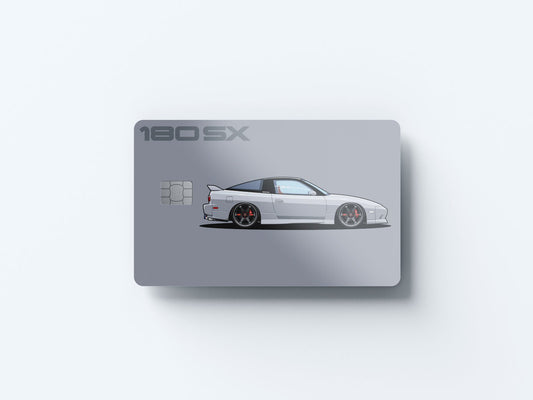 180SX Design | Credit Card Sticker | Small Chip | Credit Card Skin