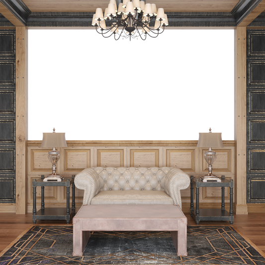 Watercolor custom wallpaper for nursery and home wall decor.