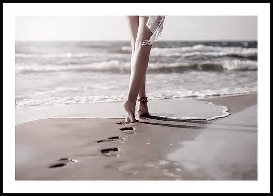 Walk on the Beach Poster