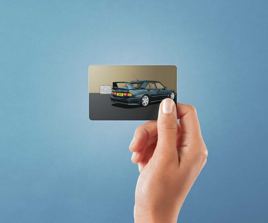 190E Design | Credit Card Sticker | Small Chip | Credit Card Skin