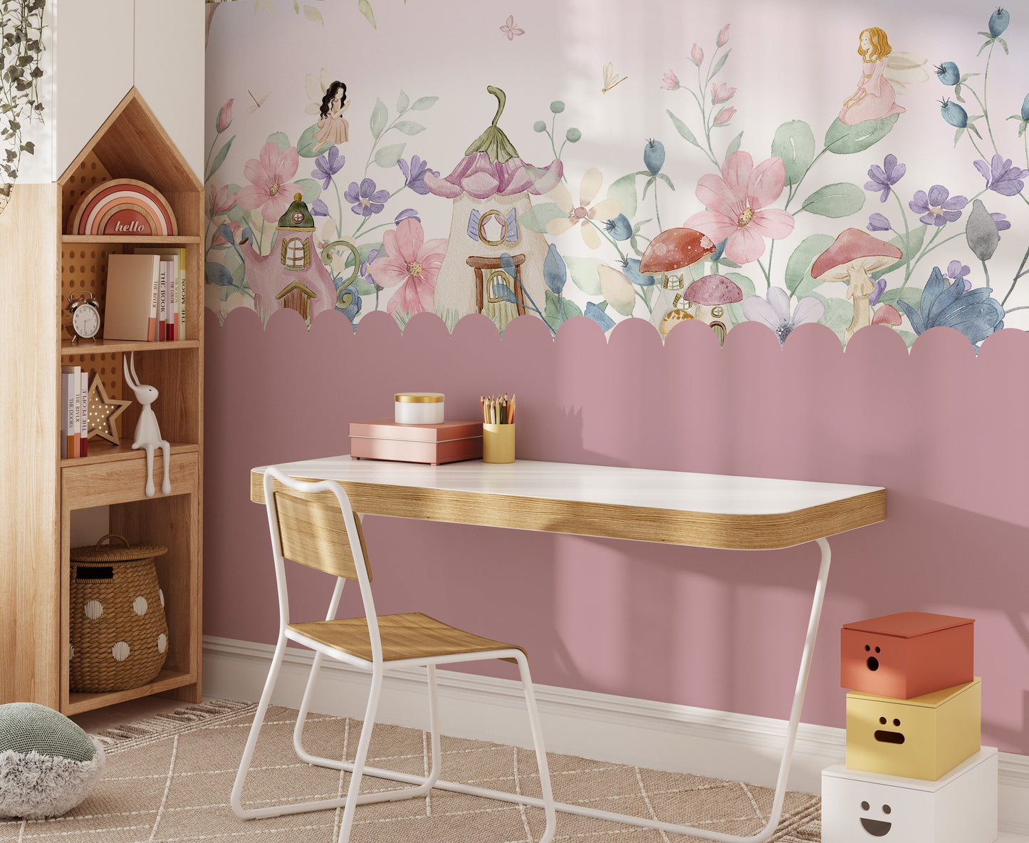 Scallops and Fairy Mural