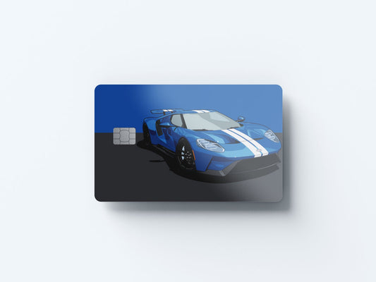 2017 GT Design | Credit Card Sticker | Small Chip | Credit Card Skin