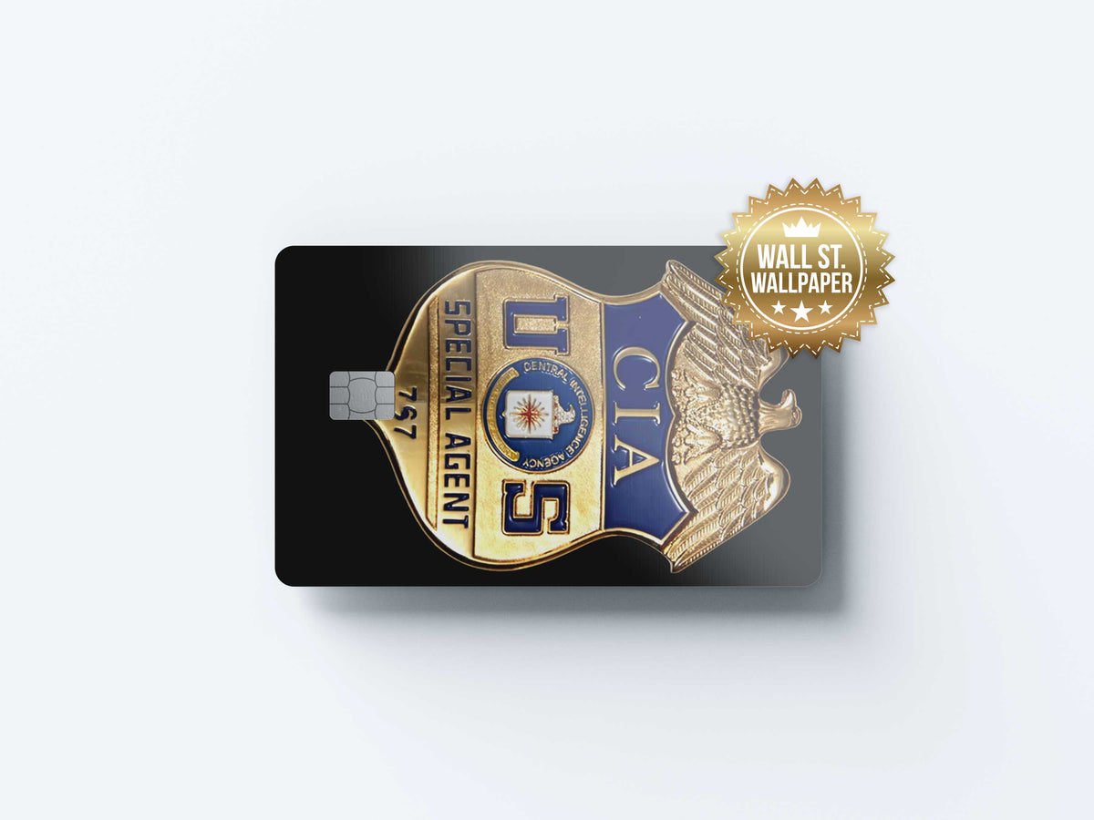 CIA USA - Premium Vinyl Credit Card Skin Cover by Wonderwallsboutique