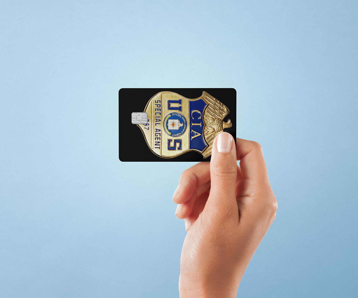 CIA USA - Premium Vinyl Credit Card Skin Cover by Wonderwallsboutique