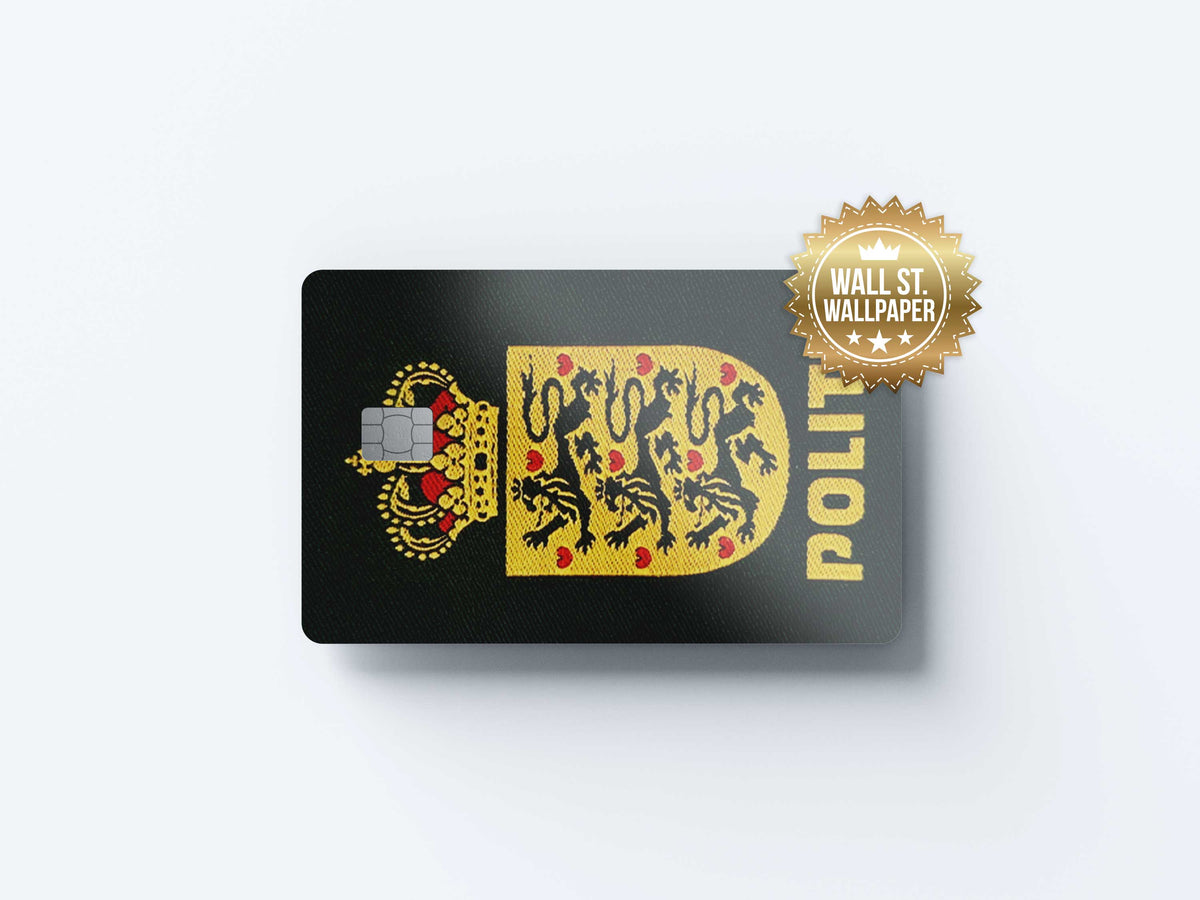 Politi - Premium Vinyl Credit Card Skin Cover by Wonderwallsboutique