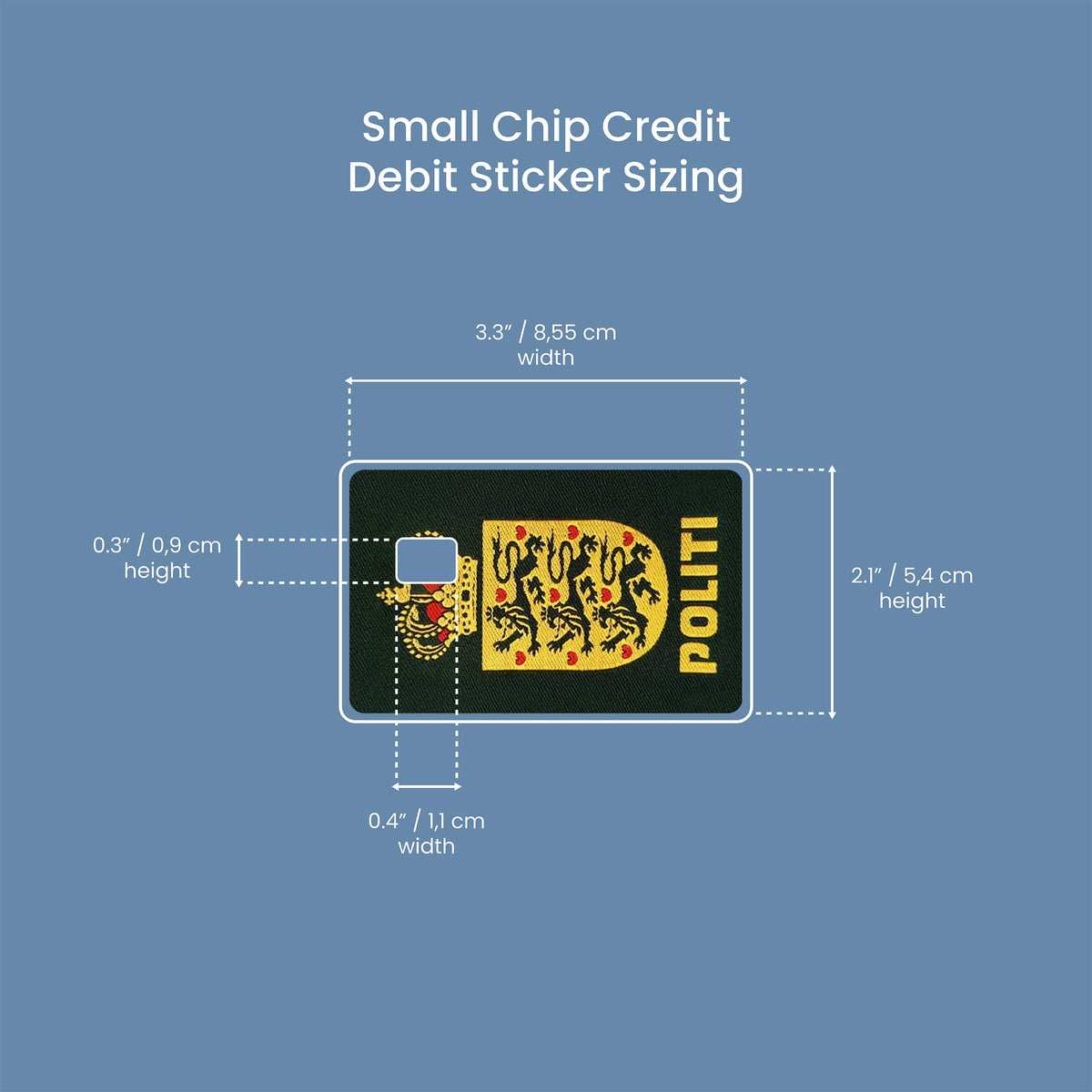 Politi - Premium Vinyl Credit Card Skin Cover by Wonderwallsboutique