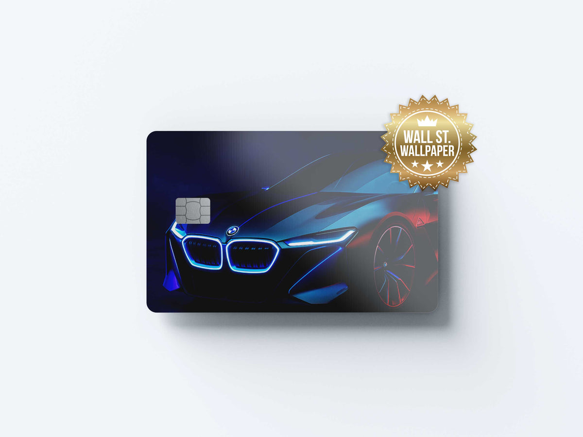 BMW Car - Premium Vinyl Credit Card Skin Cover by Wonderwallsboutique
