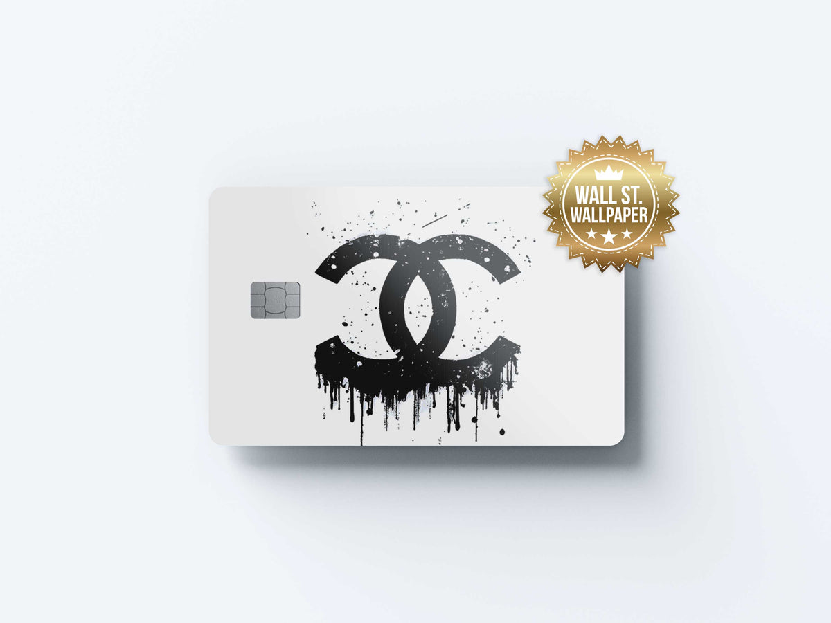 Coco Chanel Logo - Premium Vinyl Credit Card Skin Cover by Wonderwallsboutique