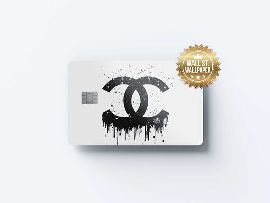 Coco Chanel Logo - Premium Vinyl Credit Card Skin Cover by Wonderwallsboutique