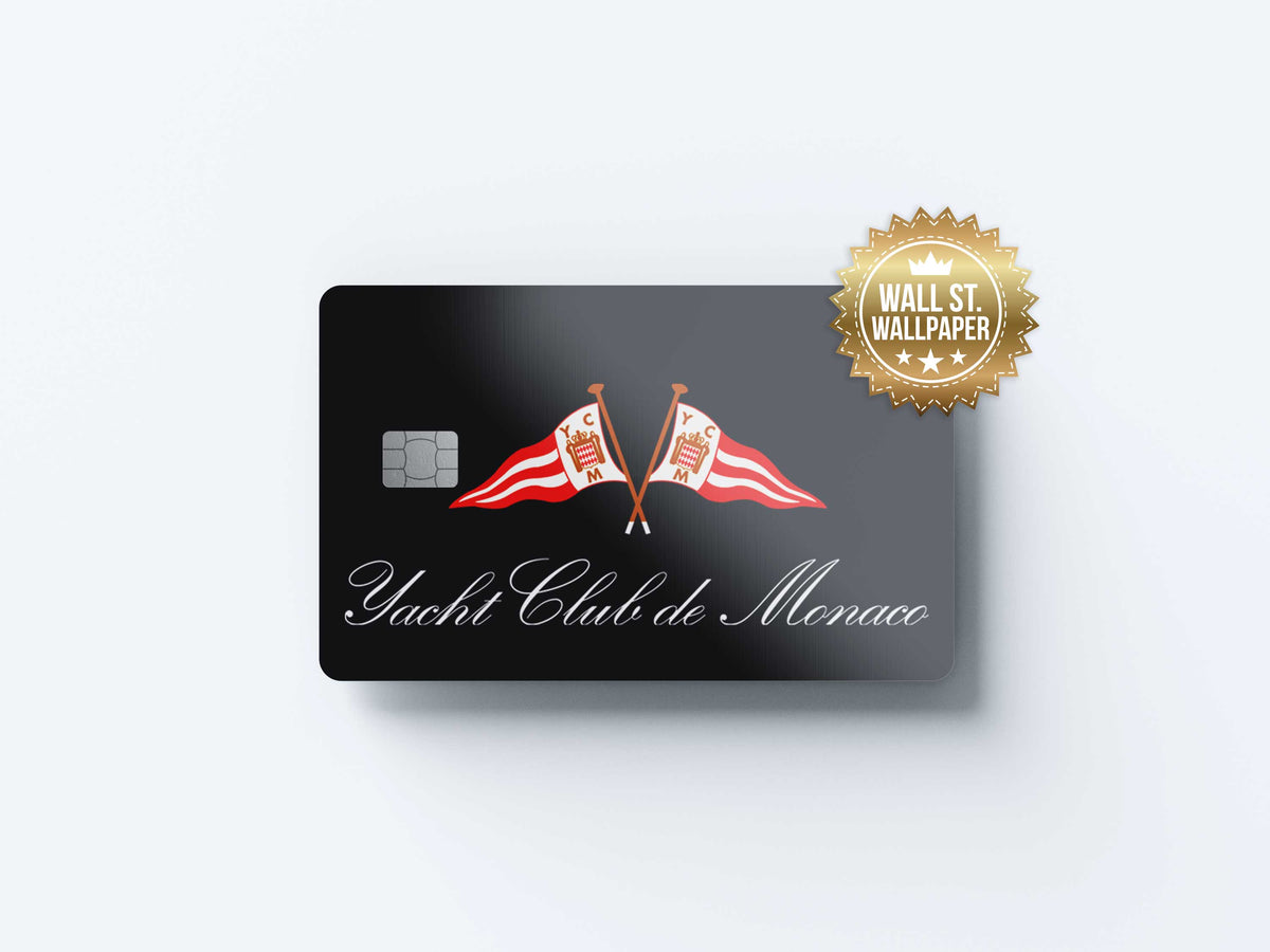 Yacht Club De Monaco - Premium Vinyl Credit Card Skin Cover by Wonderwallsboutique