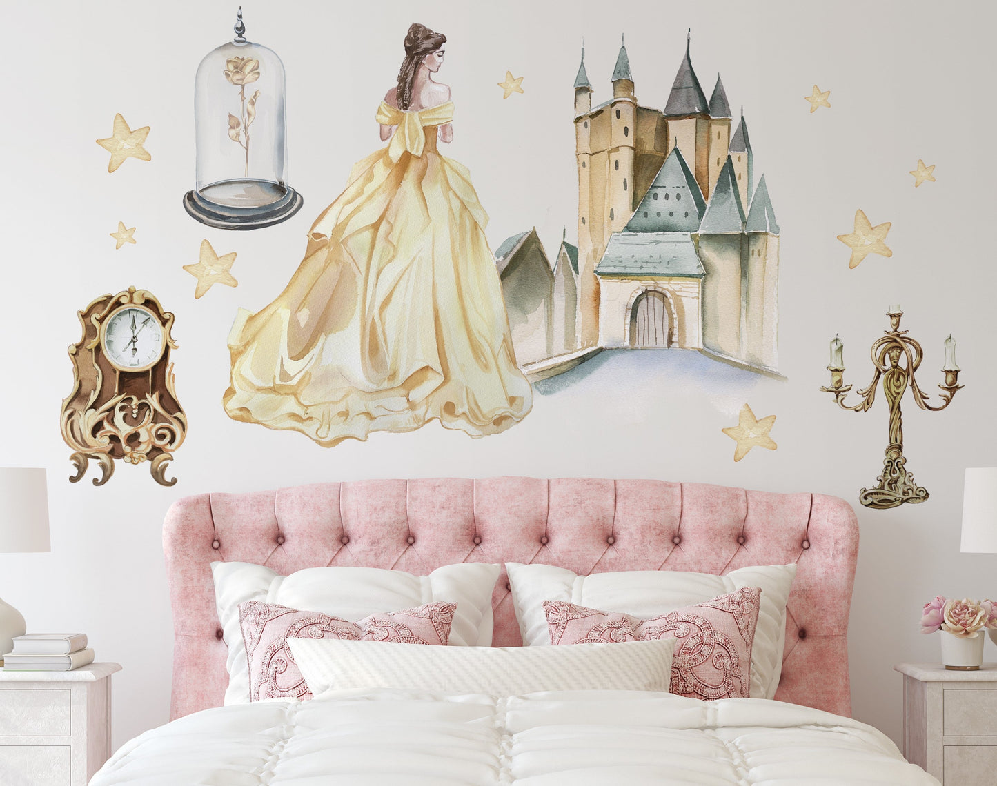Beauty and The Best Inspired Wall Stickers