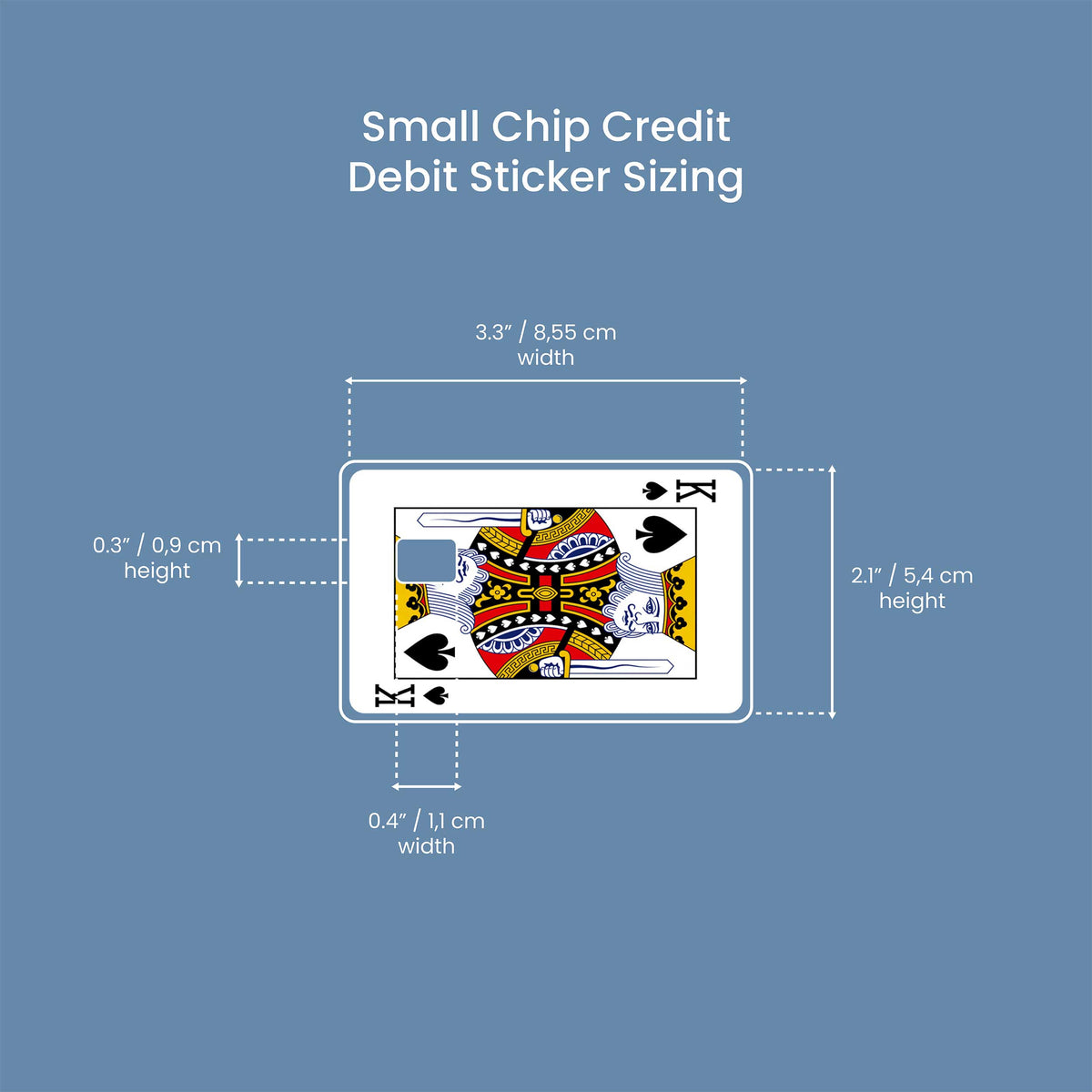 King of Spades - Premium Vinyl Credit Card Skin Cover by Wonderwallsboutique