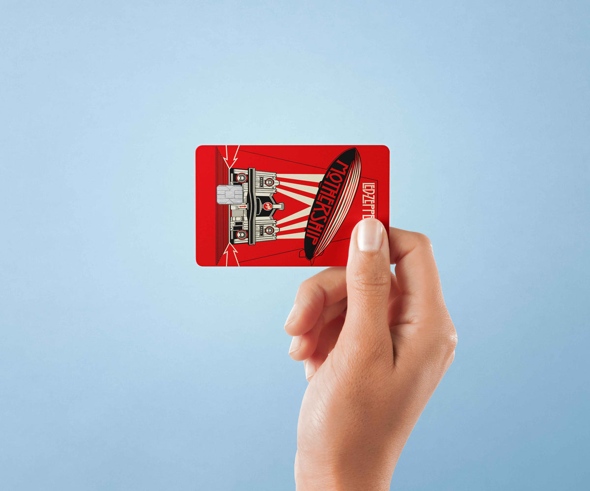 Led Zeppelin - Premium Vinyl Credit Card Skin Cover by Wonderwallsboutique