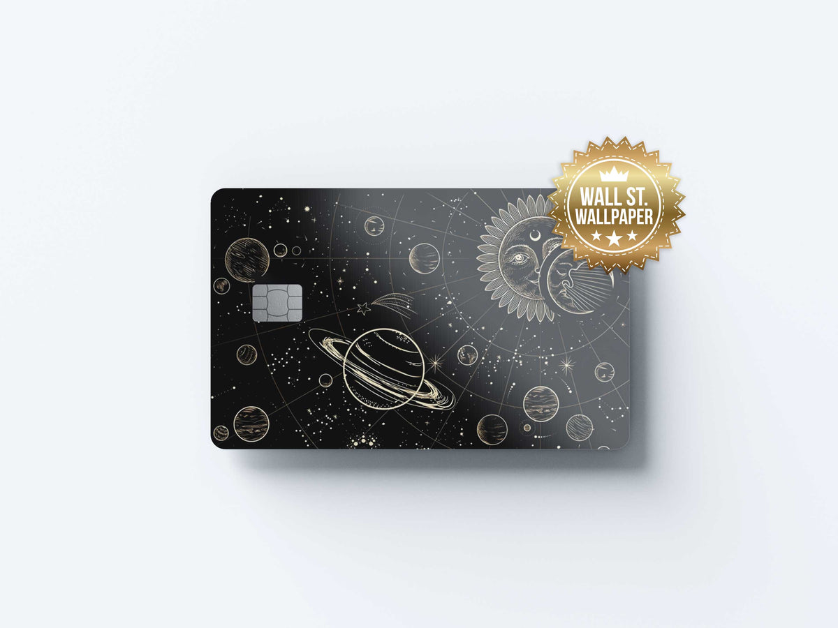 Cosmos - Premium Vinyl Credit Card Skin Cover by Wonderwallsboutique