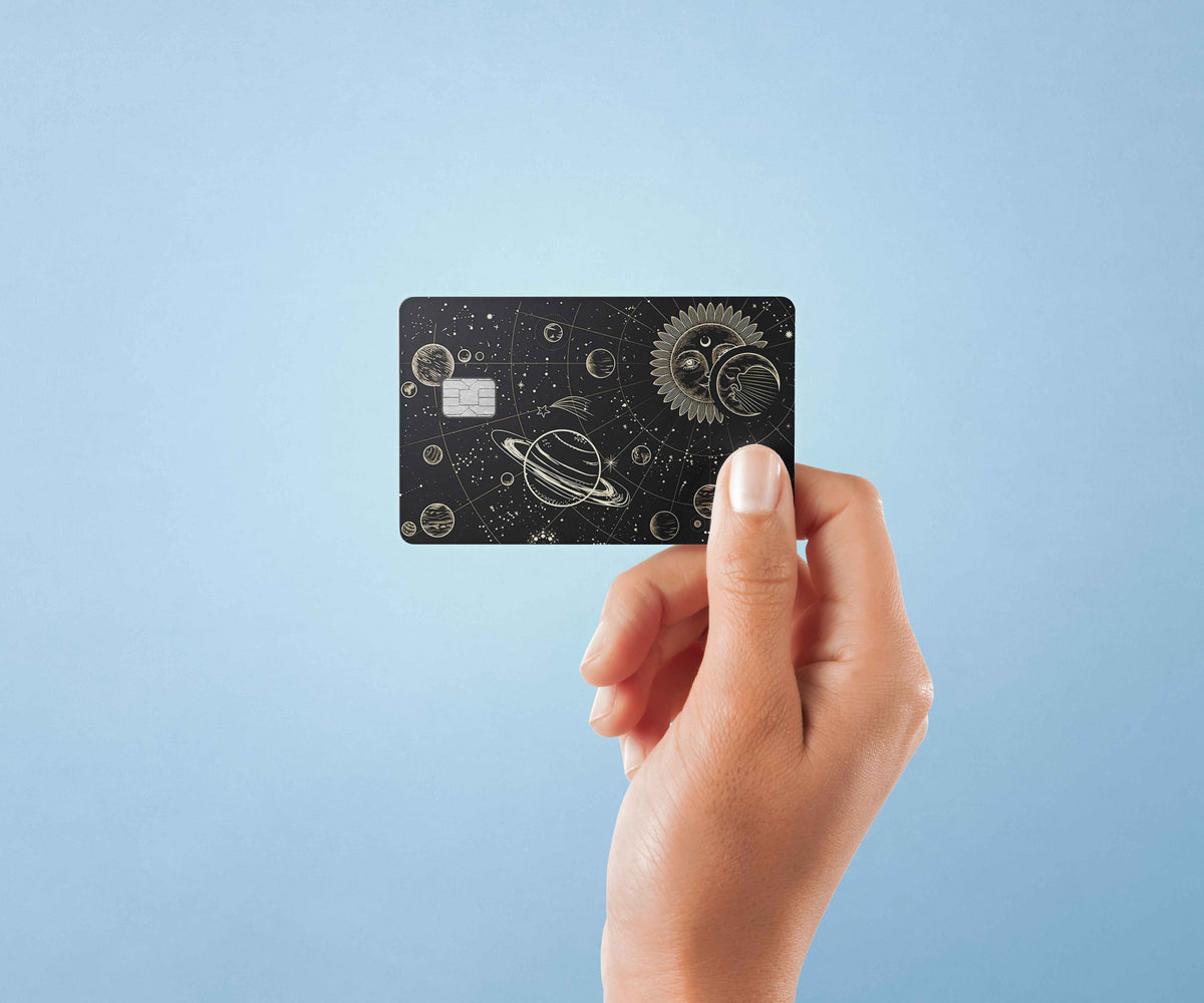 Cosmos - Premium Vinyl Credit Card Skin Cover by Wonderwallsboutique
