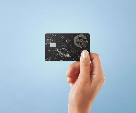 Cosmos - Premium Vinyl Credit Card Skin Cover by Wonderwallsboutique