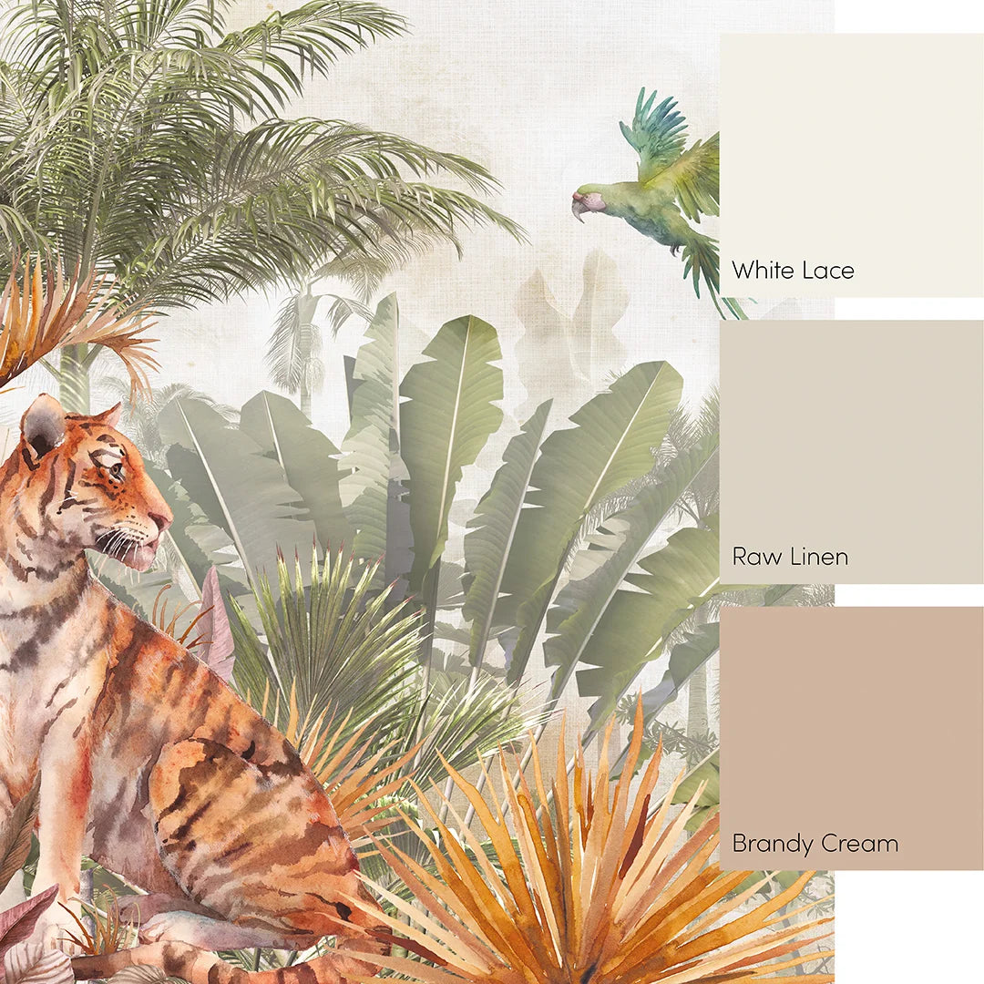 Earthy Toned Mural of Himalayan National Park - High Quality Wallpaper by Wonderwallsboutique