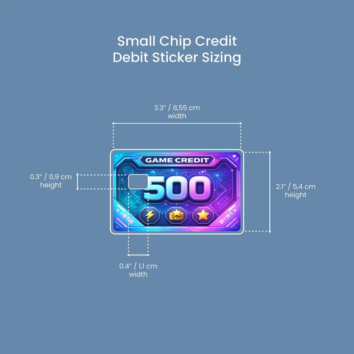 500 Credit - Premium Vinyl Credit Card Skin Cover by Wonderwallsboutique