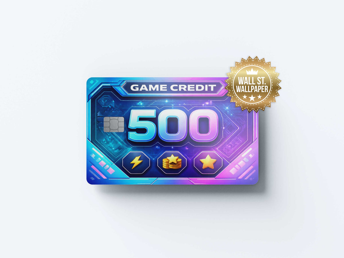 500 Credit - Premium Vinyl Credit Card Skin Cover by Wonderwallsboutique