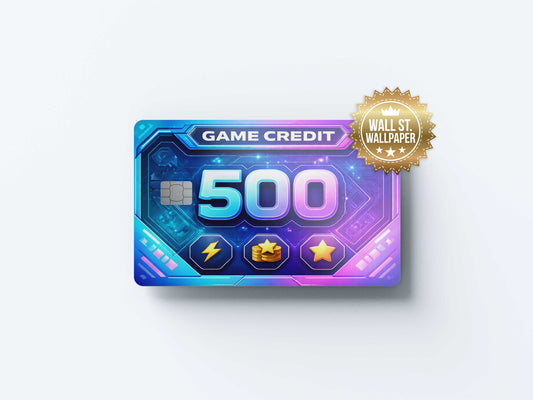 500 Credit - Premium Vinyl Credit Card Skin Cover by Wonderwallsboutique