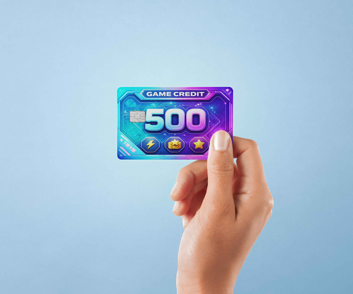 500 Credit - Premium Vinyl Credit Card Skin Cover by Wonderwallsboutique