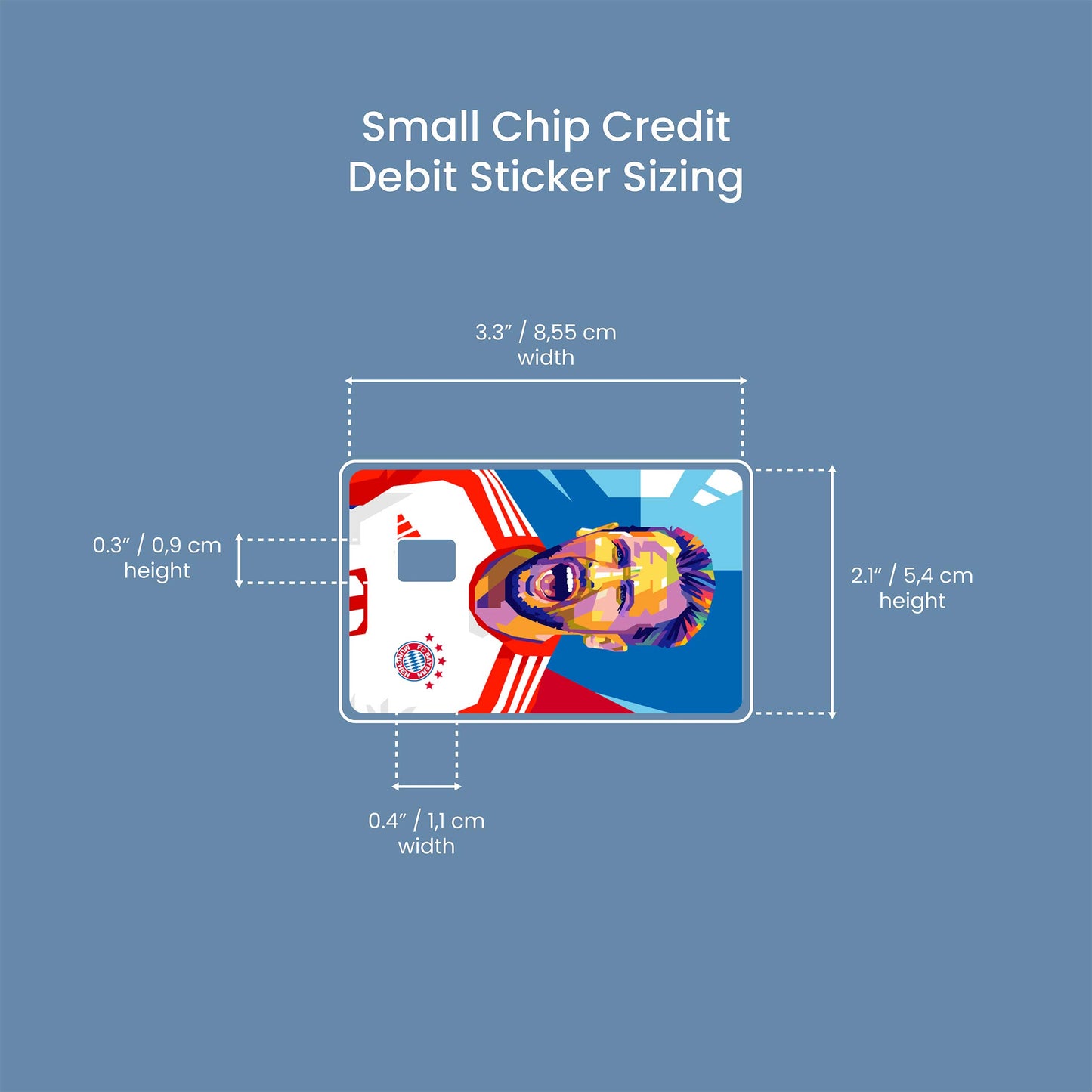 Harry Kane Bayern München - Premium Vinyl Credit Card Skin Cover by Wonderwallsboutique