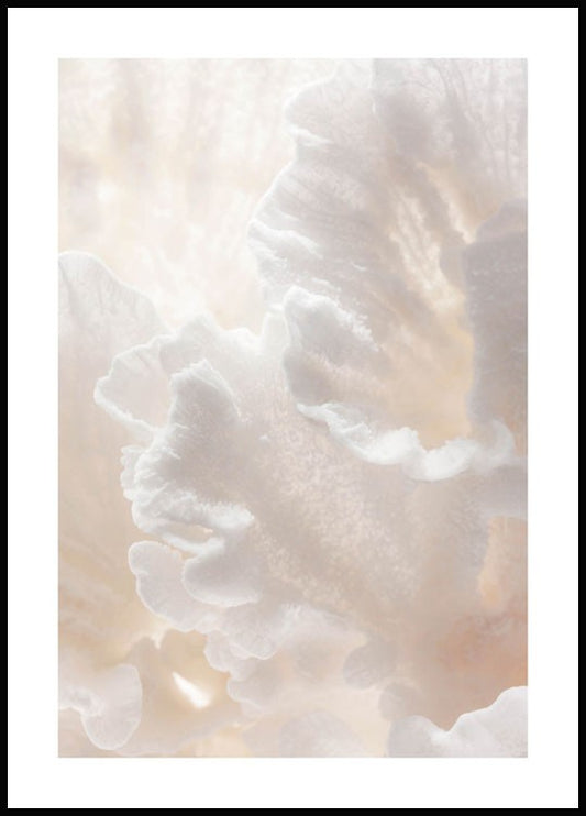 Watercolor corals poster for nursery and home wall decor.