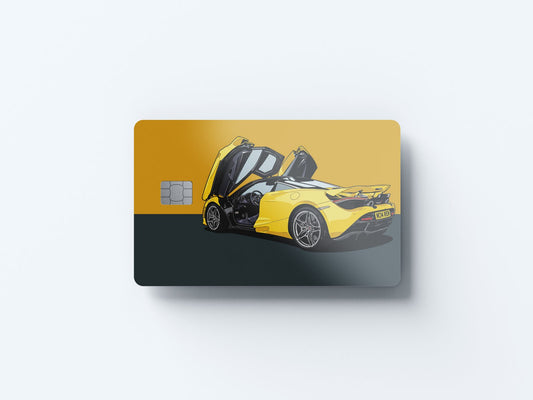 720S Design | Credit Card Sticker | Small Chip | Credit Card Skin