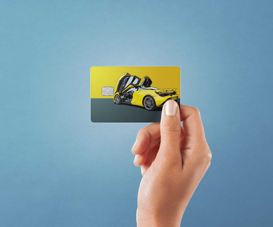 720S Design | Credit Card Sticker | Small Chip | Credit Card Skin