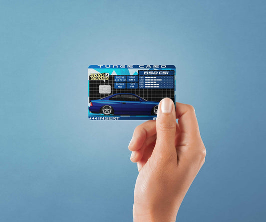 850 CSI Tuner Card Design | Credit Card Sticker | Small Chip | Credit Card Skin